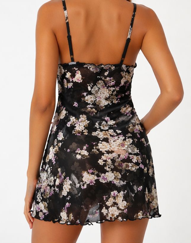 LunNoir elegantna satenska spavaćica